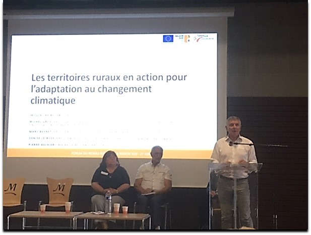 L’EQUIPE LEADER AU FORUM DU RESEAU RURAL REGIONAL